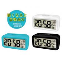 kinyo 簡約光控聰明鐘TD-331 (顏色隨機)
