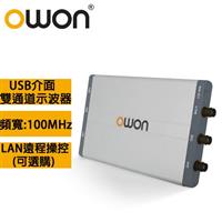 OWON USB介面100MHZ雙通道示波器 VDS3102L(LAN網路口)