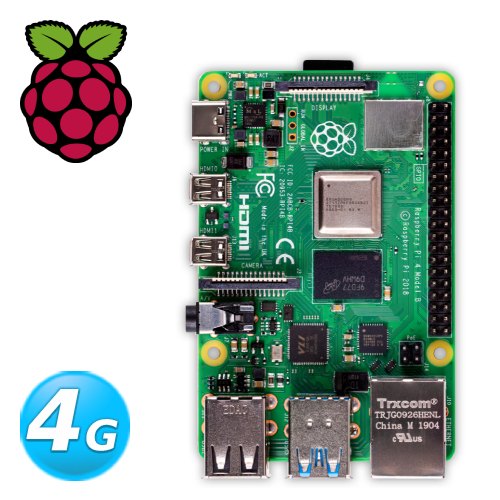 樹莓派Raspberry PI 4 B版 4G