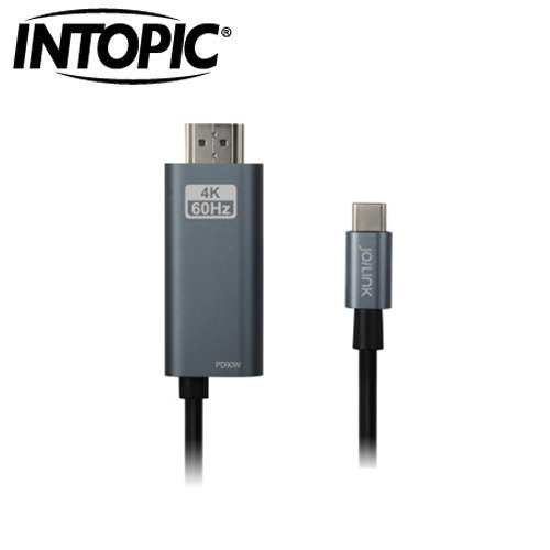 INTOPIC廣鼎 TypeC轉HDMI PD快充影音線 P05