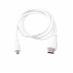 樹莓派官方原廠 Micro HDMI 轉 HDMI (A/M)傳輸線 1米(白)