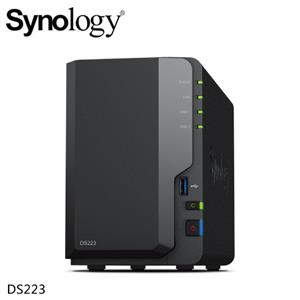Synology 群暉科技 DS223 2Bay NAS 網路儲存伺服器