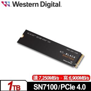 WD 黑標 SN7100 1TB M.2 PCIe 4.0 NVMe SSD固態硬碟