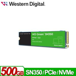 WD威騰 綠標 SN350 500GB M.2 PCIe NVMe SSD