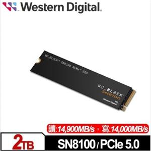 WD威騰 黑標 SN8100 2TB M.2 PCIe 5.0 NVMe SSD
