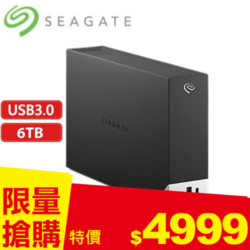 Seagate One Touch Hub 6TB 外接硬碟(STLC6000400)