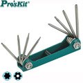 Pro'sKit 寶工 8PK-021T 摺疊型星型板手 (8支組)