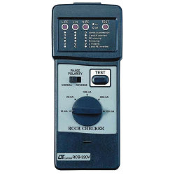 Lutron 漏電斷路器測試計 RCB-220V