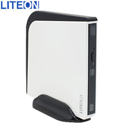 LITEON 薄型外接DVD燒錄器 ESAU108 (白)