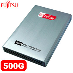 FUJITSU 富士通 2.5吋WYVOD 外接硬碟 500G(鐵灰)