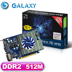 GALAXY GT220 DDR2 512MB 顯示卡