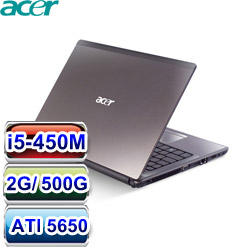 【NG商品】ACER宏碁 Aspire TimelineX 14吋獨顯機 4820TG-5452G50Mnssb