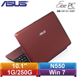 ASUS華碩 10.1吋 Eee PC 1015PEM 長效電力貝殼機 (深紅)