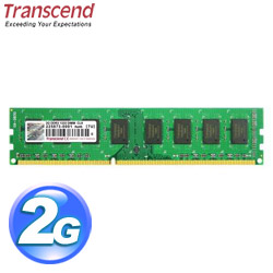 Transcend創見 JetRam DDR3-1333 2GB 桌上型記憶體