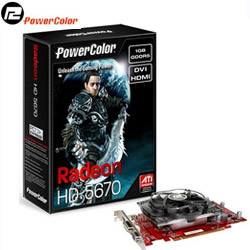 撼訊 HD5670 512MB GDDR5 128bit PCI-E 3D圖形加速卡