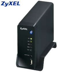 【尾盤限量出清】ZyXEL合勤 單磁碟多媒體儲存中心 NSA-210