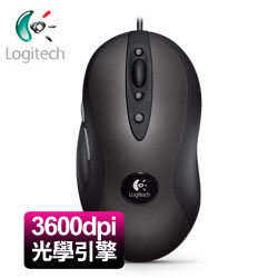 【限時搶購】LOGI羅技 G400 電競滑鼠 (400~3600dpi切換/8個可自訂按鈕)