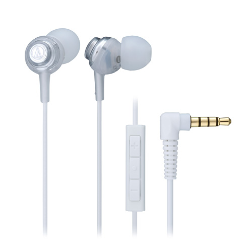 Audio-Technica鐵三角多彩耳塞式耳機(白色) ATH-CKL202-耳機｜麥克風專