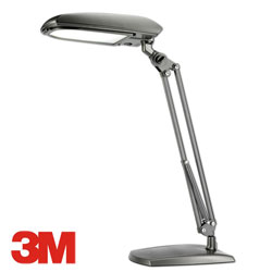 【NG商品】3M 58° 防眩光博視燈 LED檯燈(座夾二用) CL1900GY (時尚灰)