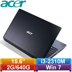 ACER宏碁 Aspire 15.6吋獨顯機 5750G-2312G64Mn【i3-2310M】