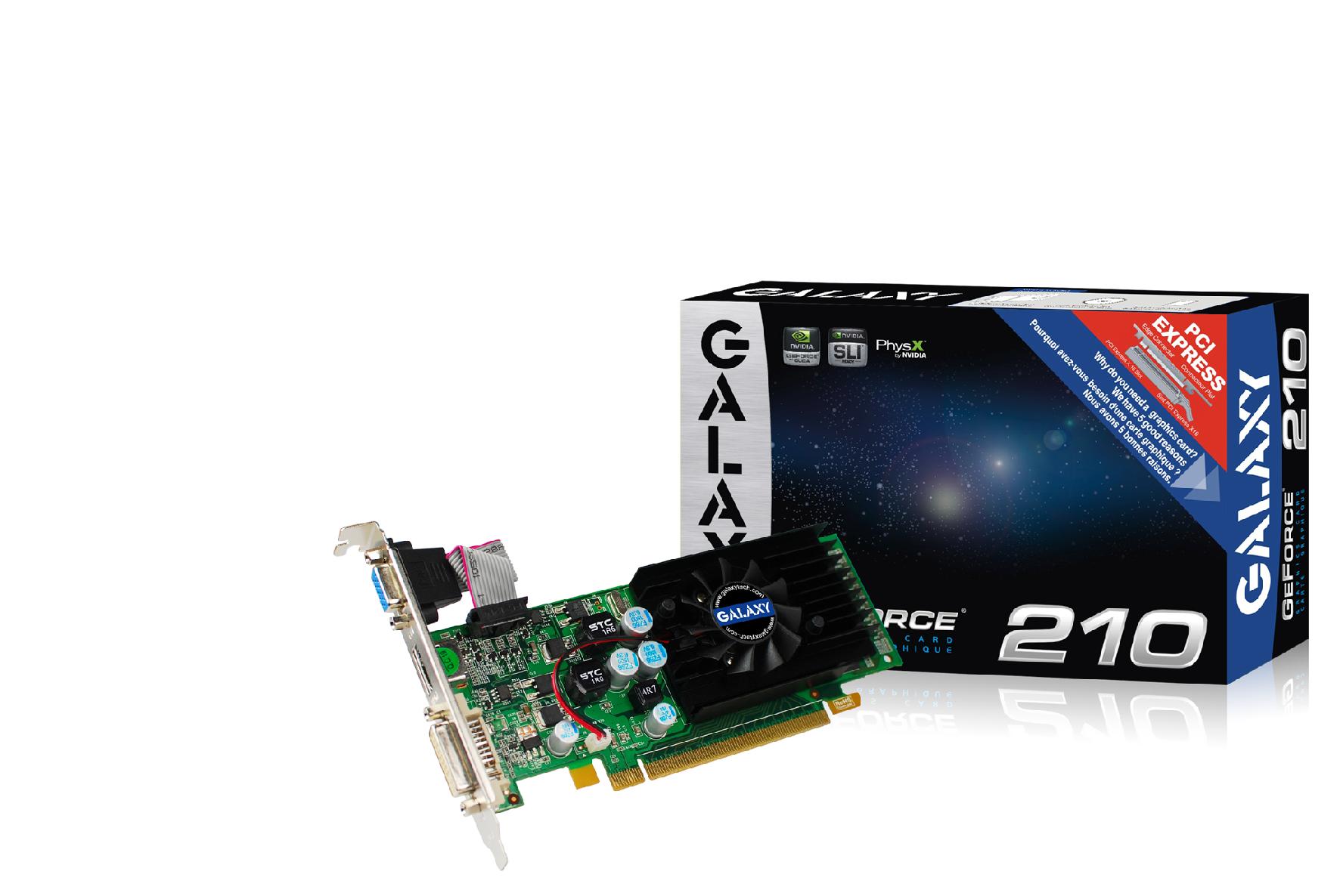 GALAXY 影馳GeForce 210 DDR3 1GB-DIY/零組件專館- EcLife良興購物網