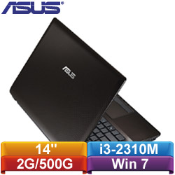 【NG商品】ASUS華碩 14吋筆記型電腦 K43SJ-093D2310M
