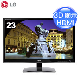 【NG商品】LG 23吋寬 3D液晶顯示器 D2342P-PN