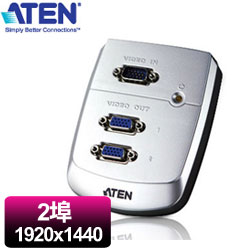 ATEN 宏正 VS82 2埠視訊螢幕分享器