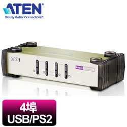 ATEN宏正 CS84U 4埠桌上型KVM切換器 (鍵鼠P+U/2048x1536)