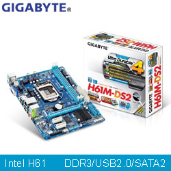 GIGABYTE 技嘉 GA-H61M-DS2  主機板