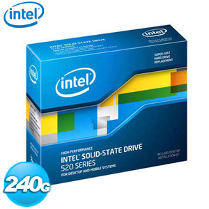 Intel 520系列 2.5吋 240G SATA3 SSD固態硬碟