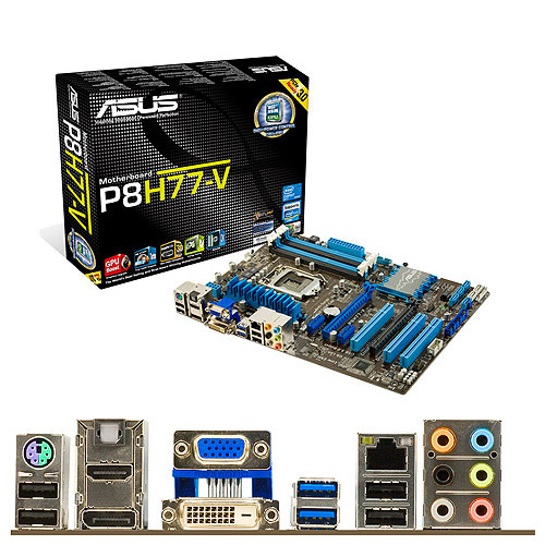 ASUS P8H77 + Intel Core i7-3770 メモリ16GB ASUS P8H77-V + CPU(i7 3770) メモリ16GB(CFD 4GBx4)セット