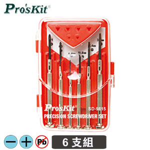 ProsKit 寶工 SD-9815 精密起子組(6支組)