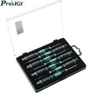 Pro'sKit 寶工 SD-081A 綠黑花豹十/一字精密起子組(7支)