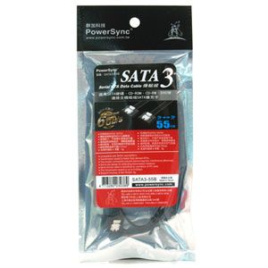 PowerSync群加 【SATA3-55B】 SATA3資料傳輸線 55CM