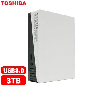 Toshiba Canvio Desk 3.5吋 3TB USB3.0 外接式硬碟(白)