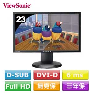 【NG商品】ViewSonic 23型寬 LED顯示器 VP2365-LED-LCD/LED液晶螢幕專館 - EcLife良興購物網