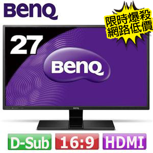 BENQ 27型不閃屏低藍光螢幕 EW2740L