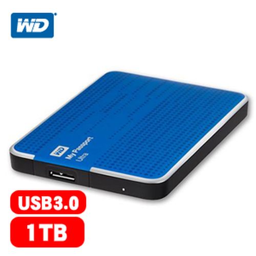WD My Passport Ultra 2.5吋 1TB 行動硬碟 藍