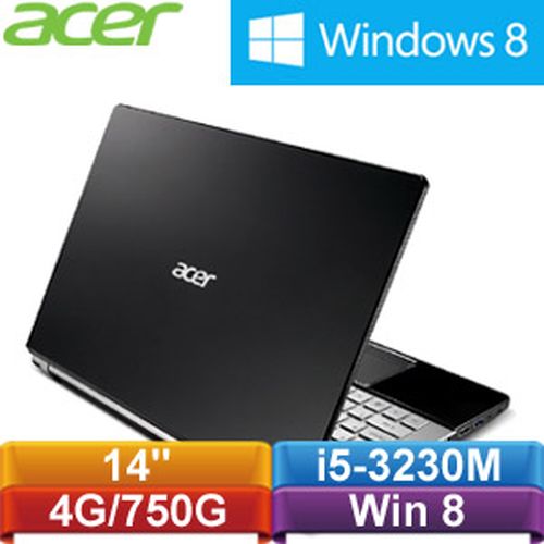 【NG商品】ACER宏碁 14吋筆記型電腦 V3-471G-53234G75Makk【NV 640M 2G】