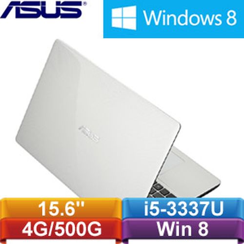 ASUS華碩 15.6吋筆記型電腦 X550CC-0123G3337U 亮麗白