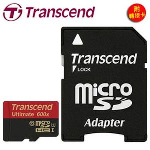 TRANSCEND創見 Micro SDHC記憶卡 16GB 600X