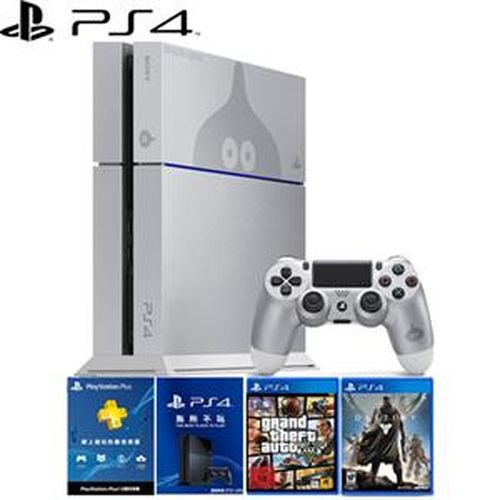 SONY PS4 【勇者鬥惡龍群雄 闇龍與世界樹之城】金屬史萊姆主機同捆套餐組