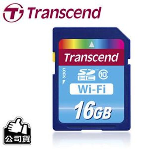 TRANSCEND 創見 Wi-Fi SDHC 16G Class10 記憶卡