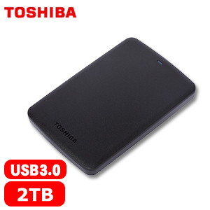 Toshiba A2 Basic 2.5吋 2TB 行動硬碟 黑