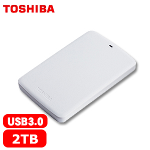 Toshiba A2 Basic 2.5吋 2TB 行動硬碟 白