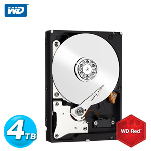 WD 紅標 3.5吋 4TB SATA3 NAS專用內接硬碟 40EFRX