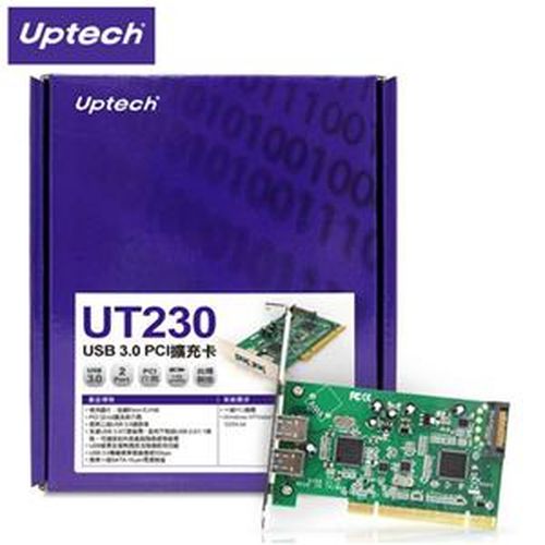 Uptech 登昌恆 UT230 USB 3.0 PCI擴充卡