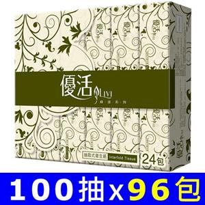 Livi 100抽x96包
抽取式衛生紙/箱