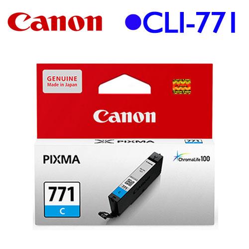 Canon CLI-771C 原廠墨水匣 (藍)